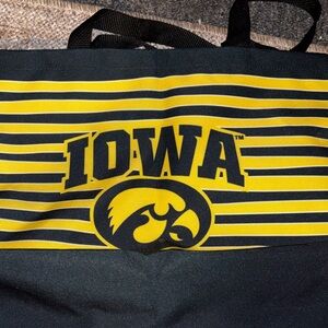 Iowa Hawkeyes Black and Yellow Travel Bag